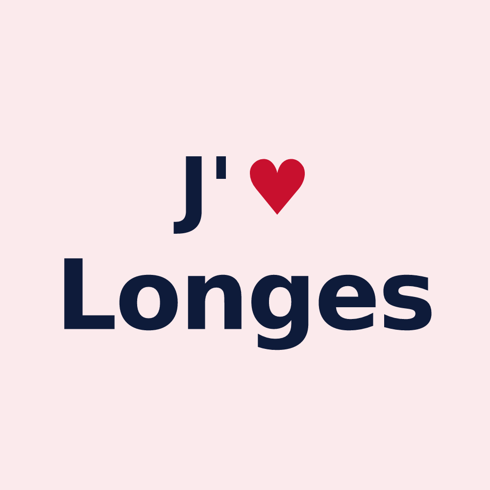 Magnet personnalisé Longes — design J'aime Longes
