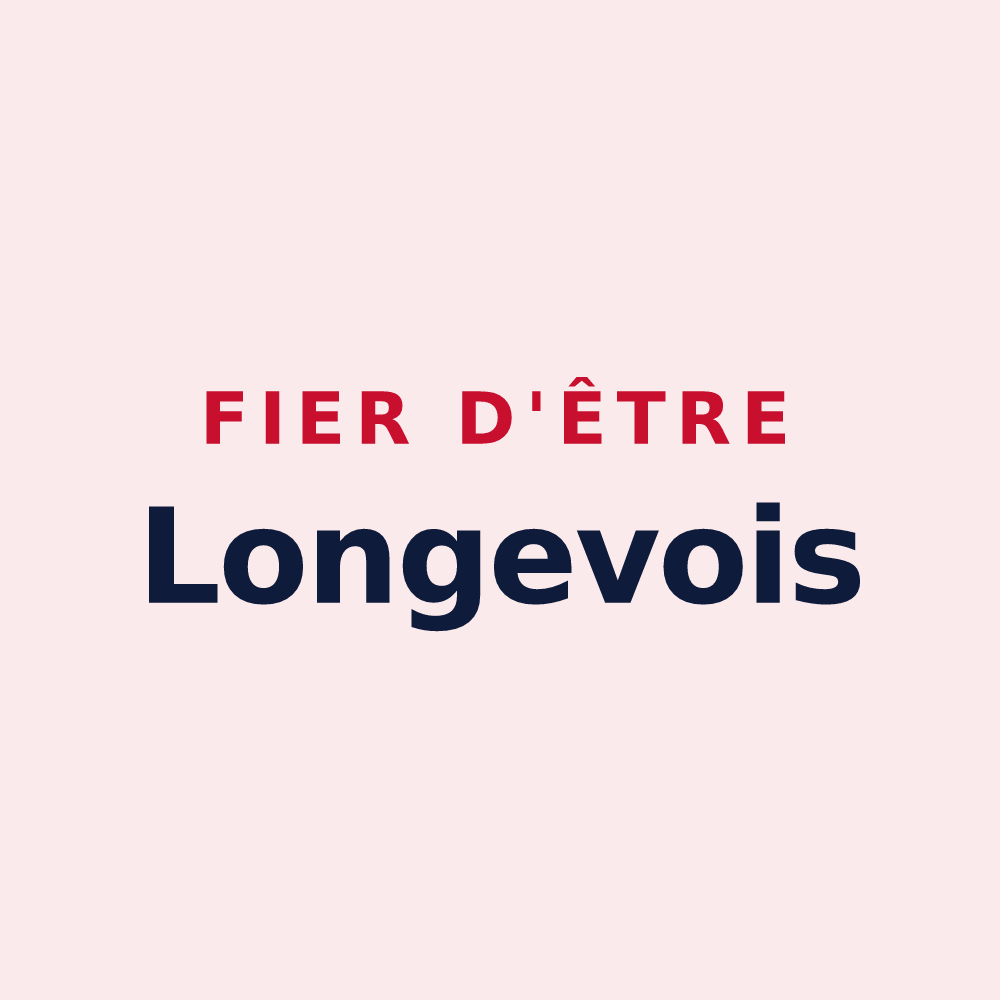 Magnet « Fier d'être Longevois » — design pour Longèves