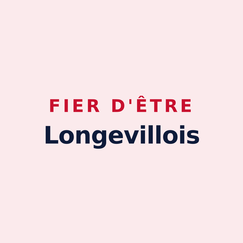 Magnet « Fier d'être Longevillois » — design pour Longeville-lès-Metz