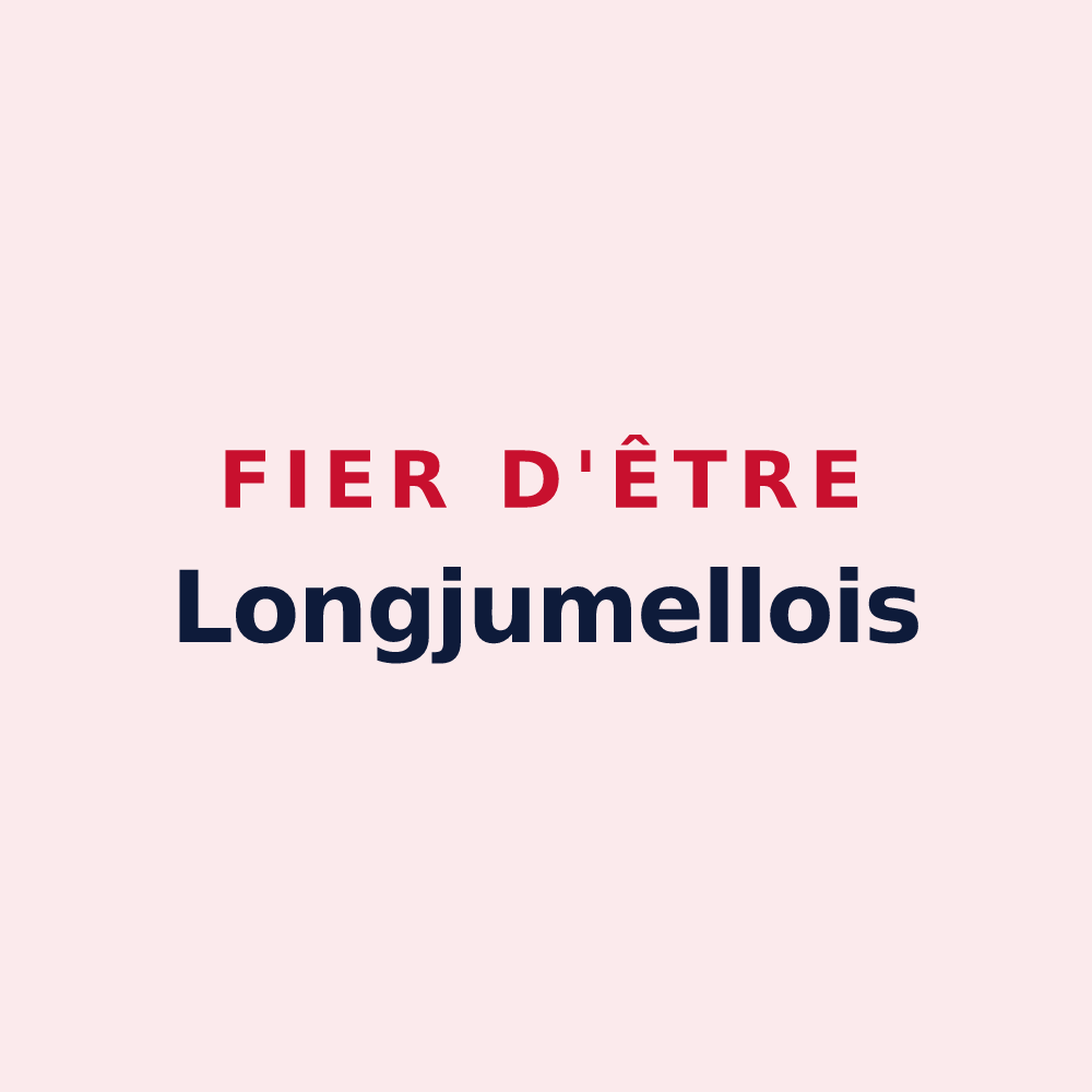 Magnet « Fier d'être Longjumellois » — design pour Longjumeau