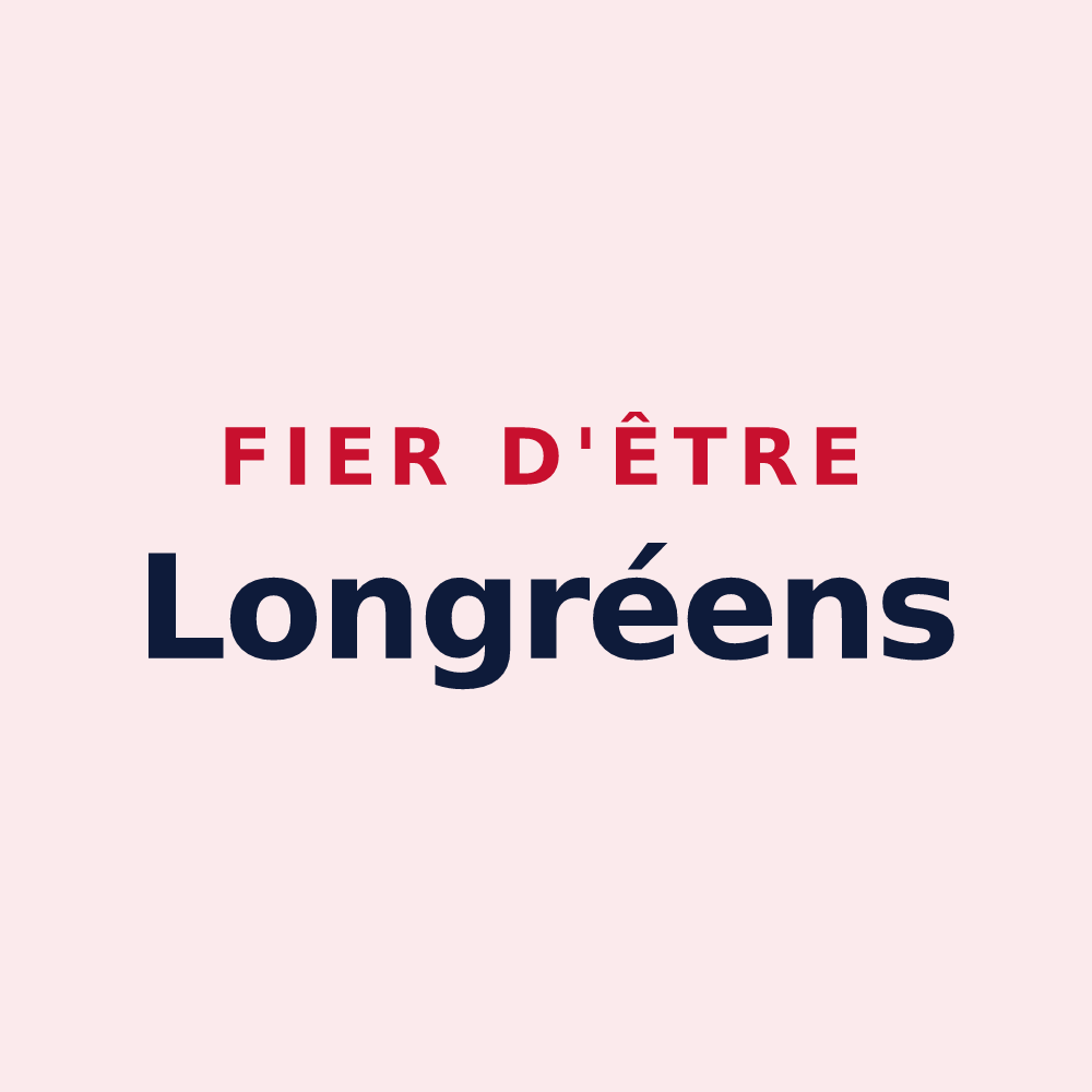 Magnet « Fier d'être Longréens » — design pour Longré