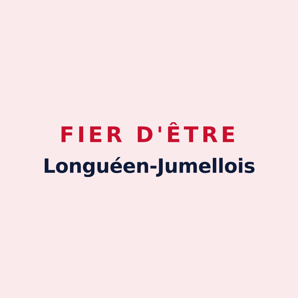 Magnet « Fier d'être Longuéen-Jumellois » — design pour Longué-Jumelles