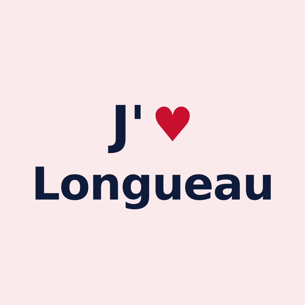 Magnet personnalisé Longueau — design J'aime Longueau