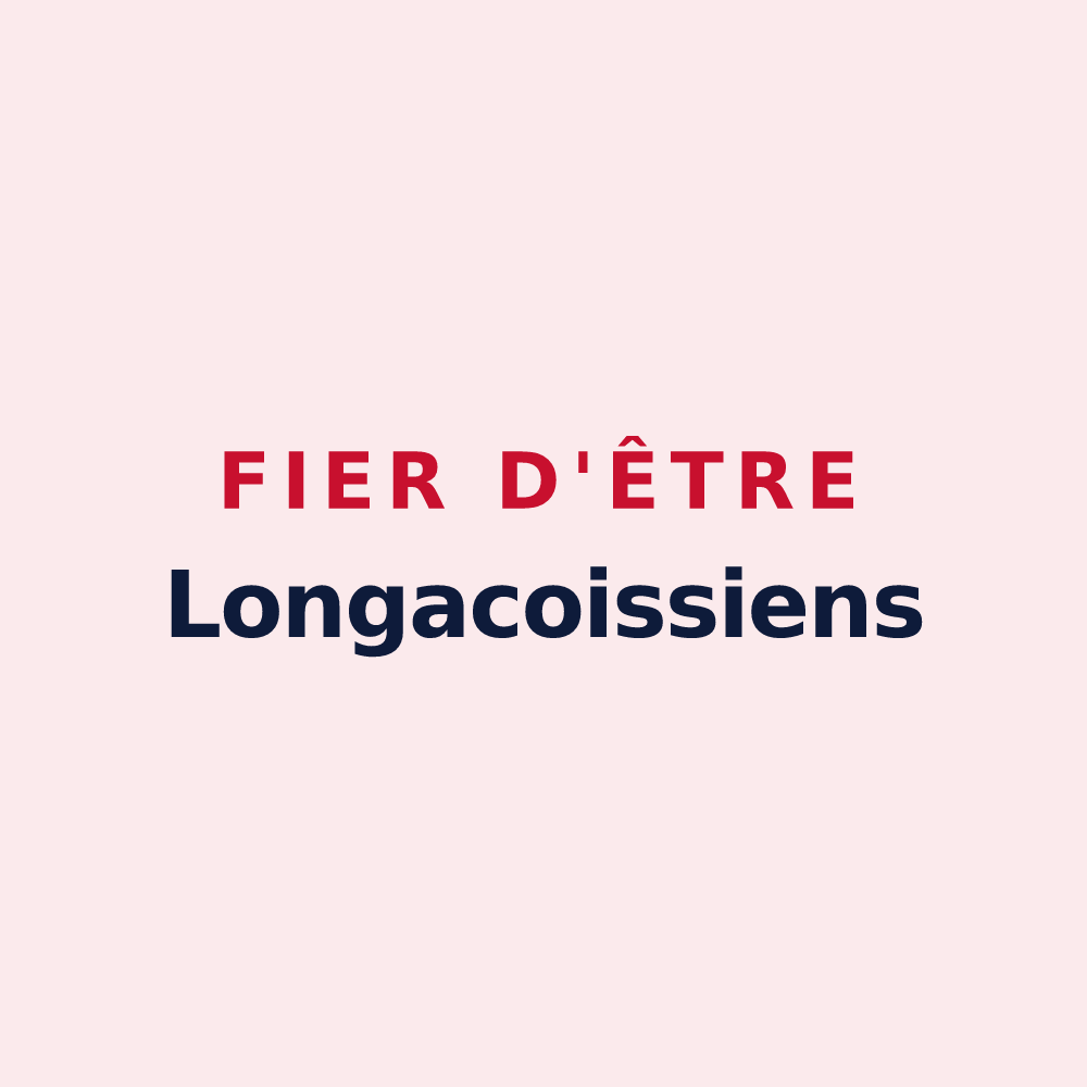 Magnet « Fier d'être Longacoissiens » — design pour Longueau