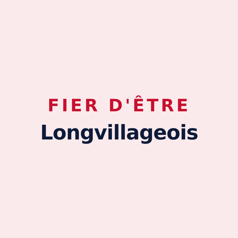 Magnet « Fier d'être Longvillageois » — design pour Longvilliers