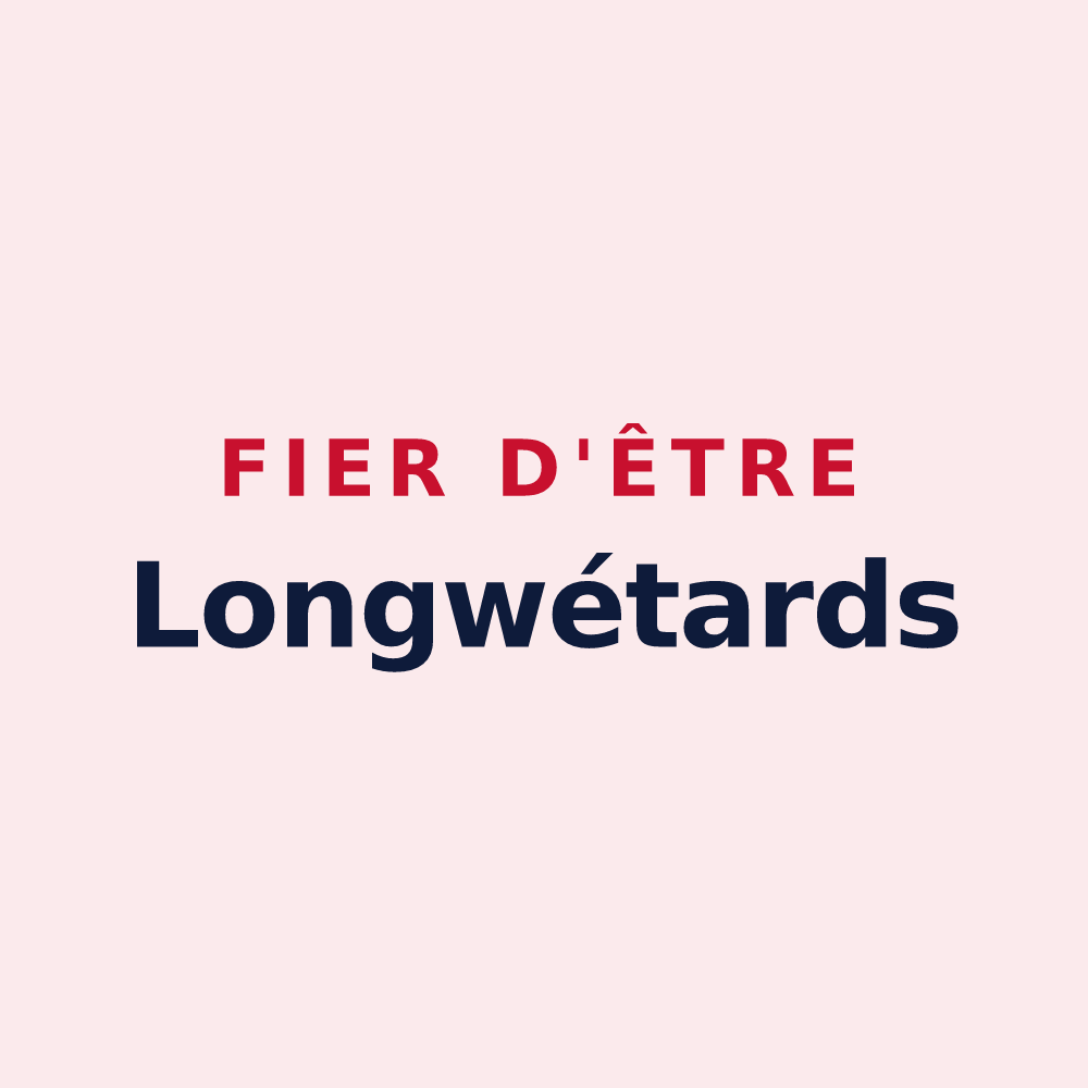 Magnet « Fier d'être Longwétards » — design pour Longwé