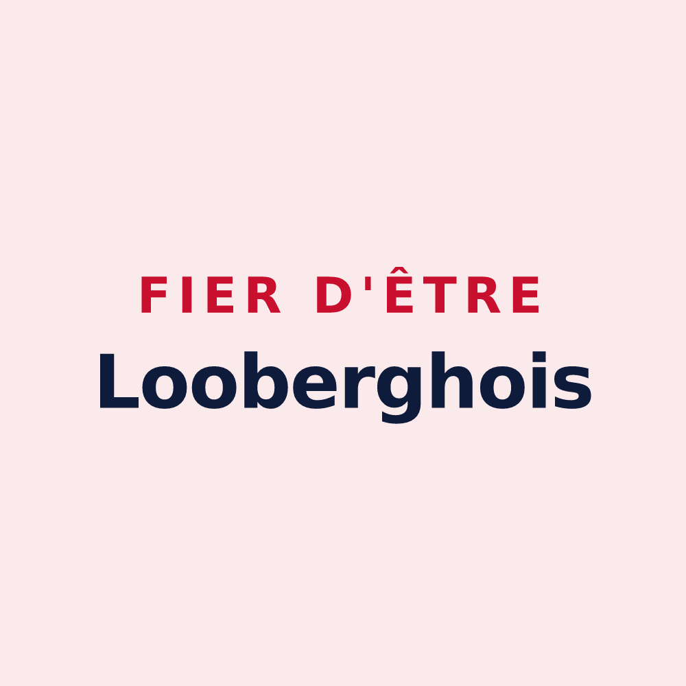 Magnet « Fier d'être Looberghois » — design pour Looberghe
