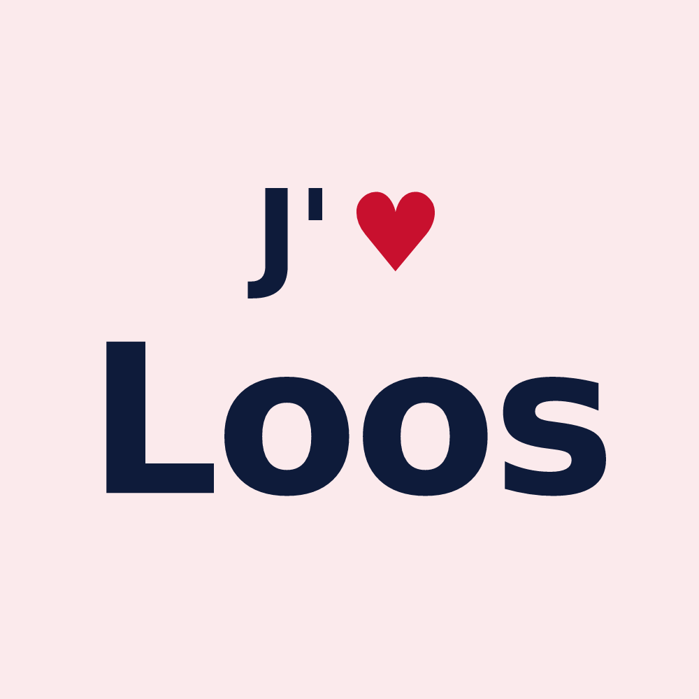 Magnet personnalisé Loos — design J'aime Loos