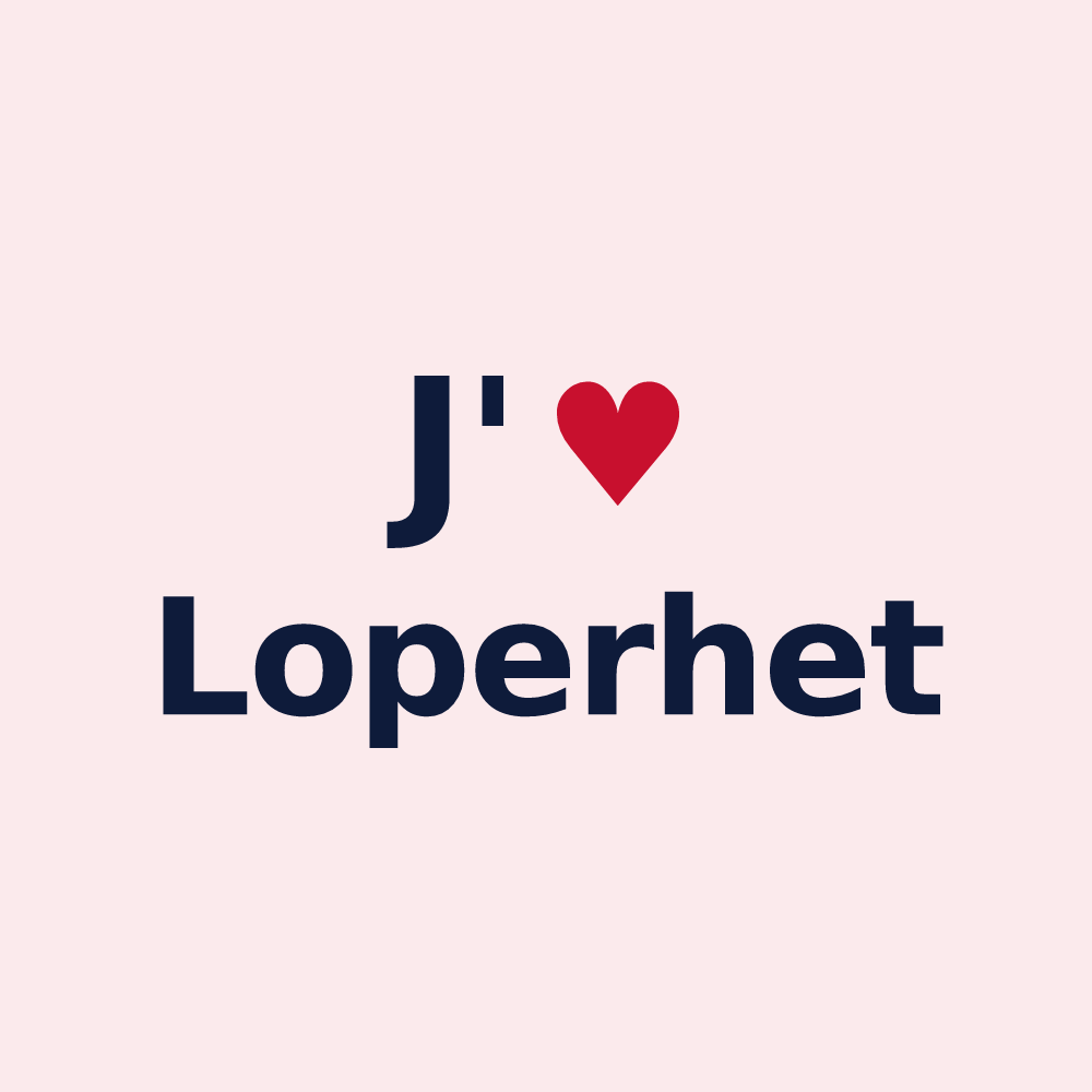 Magnet personnalisé Loperhet — design J'aime Loperhet