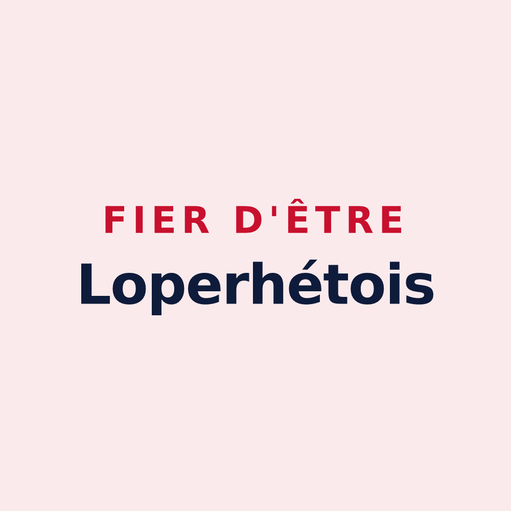 Magnet « Fier d'être Loperhétois » — design pour Loperhet