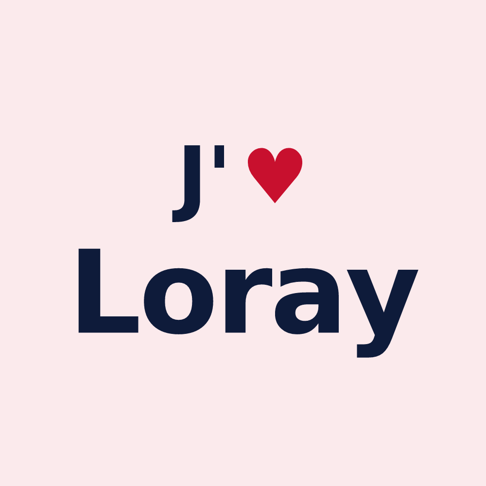 Magnet personnalisé Loray — design J'aime Loray