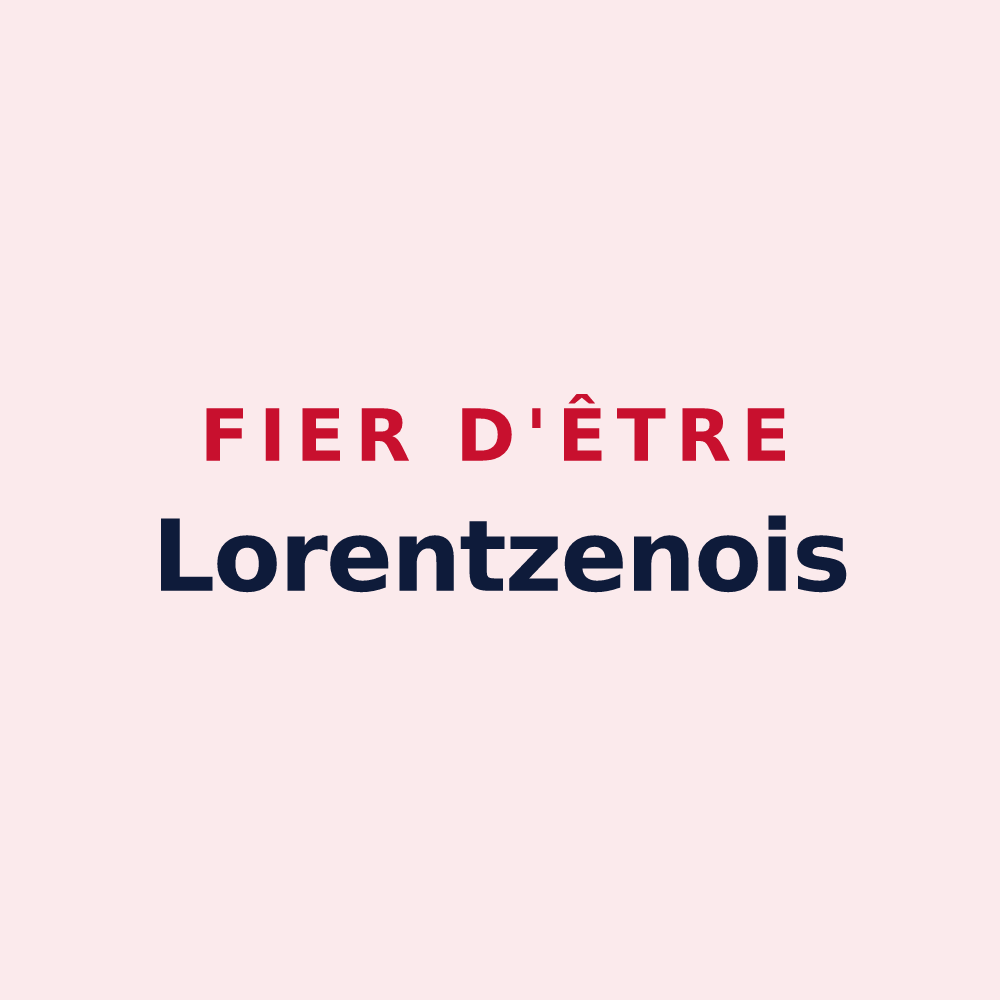 Magnet « Fier d'être Lorentzenois » — design pour Lorentzen