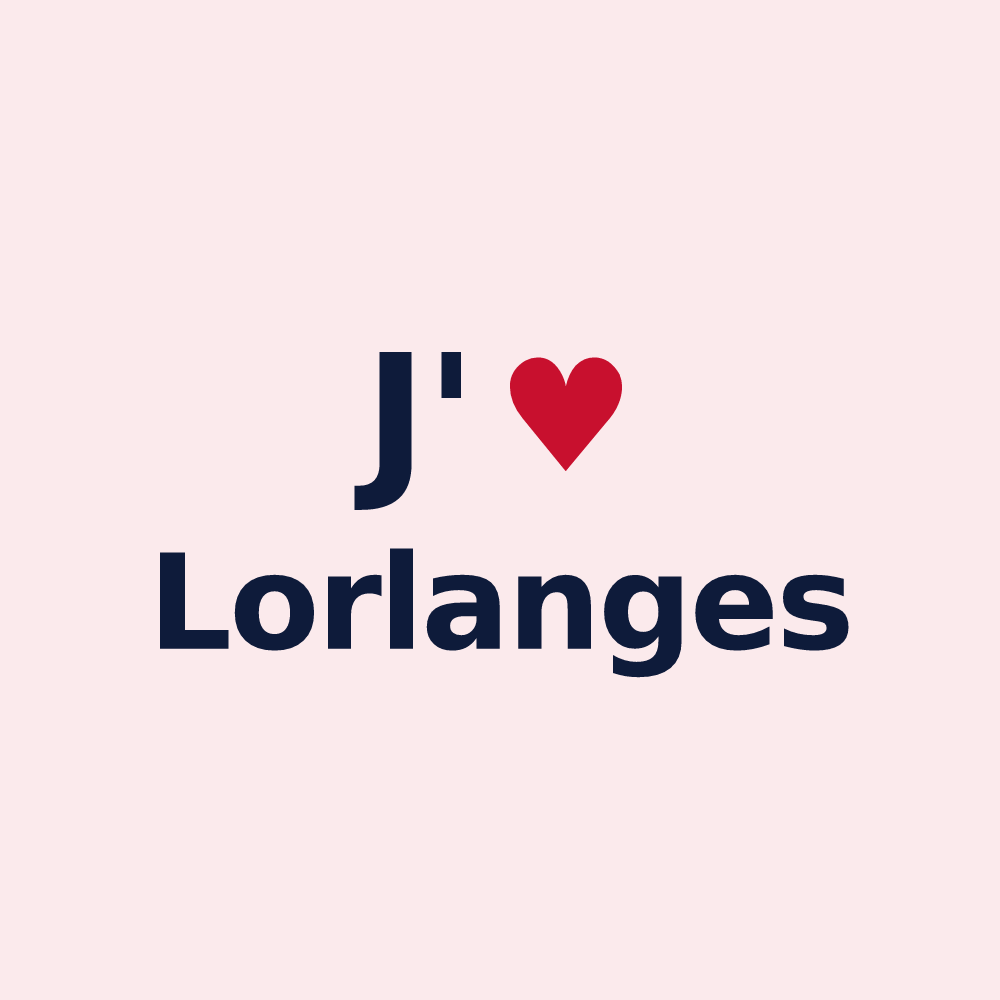 Magnet personnalisé Lorlanges — design J'aime Lorlanges