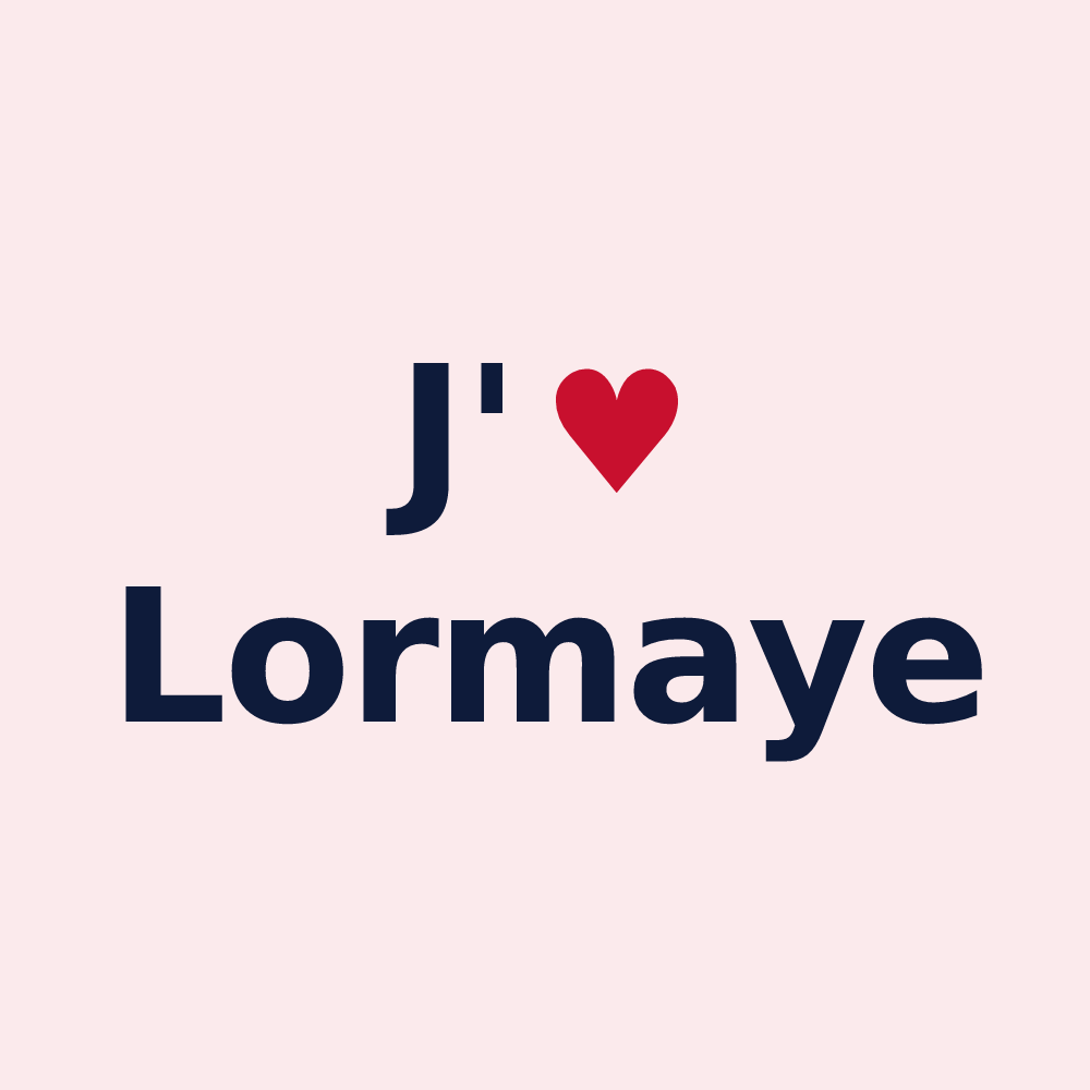 Magnet personnalisé Lormaye — design J'aime Lormaye