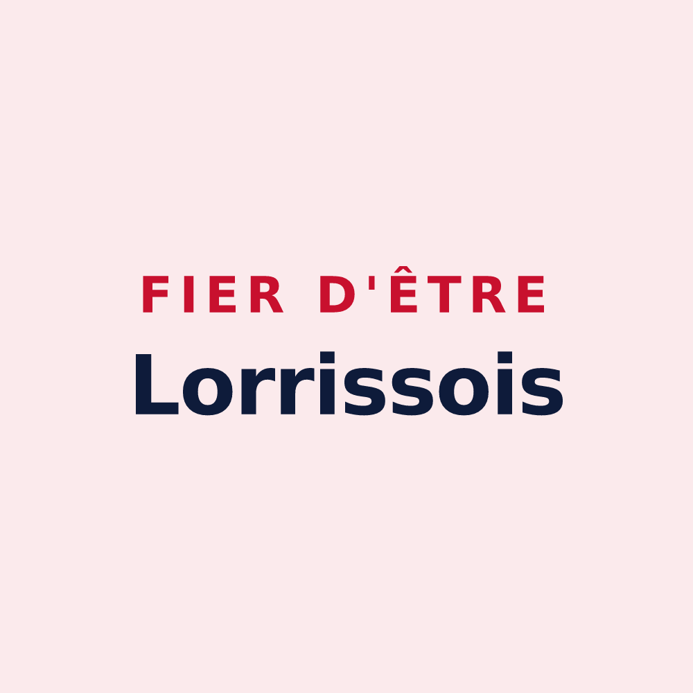 Magnet « Fier d'être Lorrissois » — design pour Lorris
