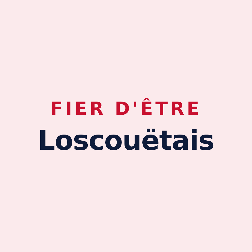 Magnet « Fier d'être Loscouëtais » — design pour Loscouët-sur-Meu