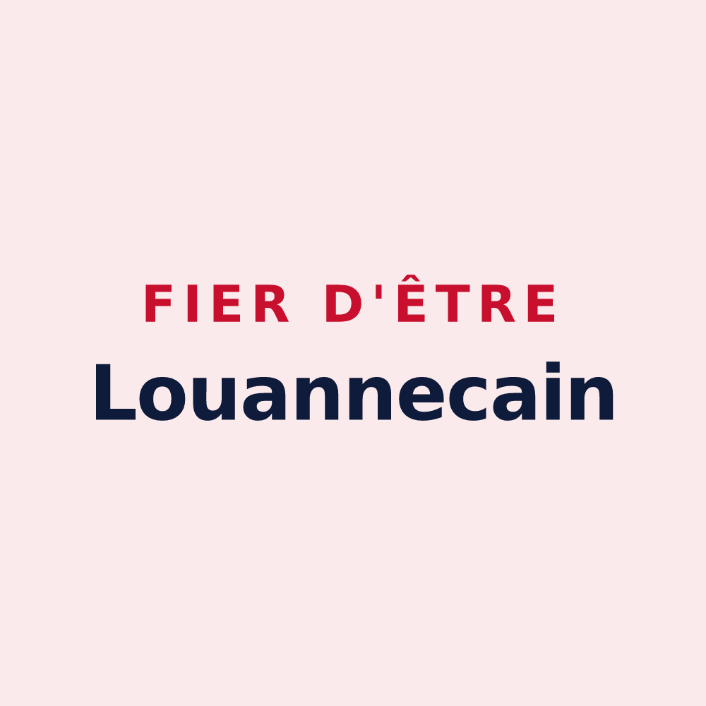 Magnet « Fier d'être Louannecain » — design pour Louannec