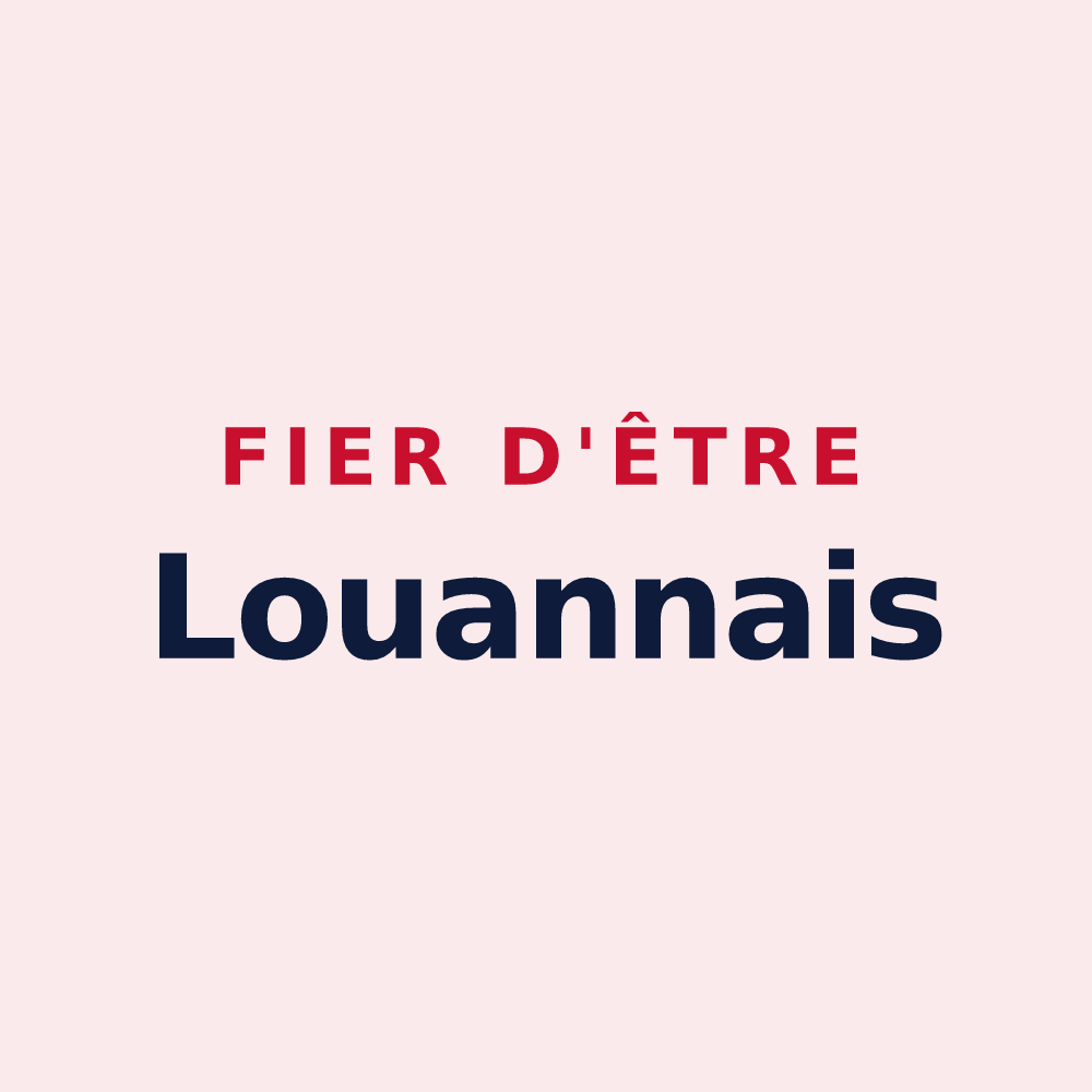 Magnet « Fier d'être Louannais » — design pour Louans