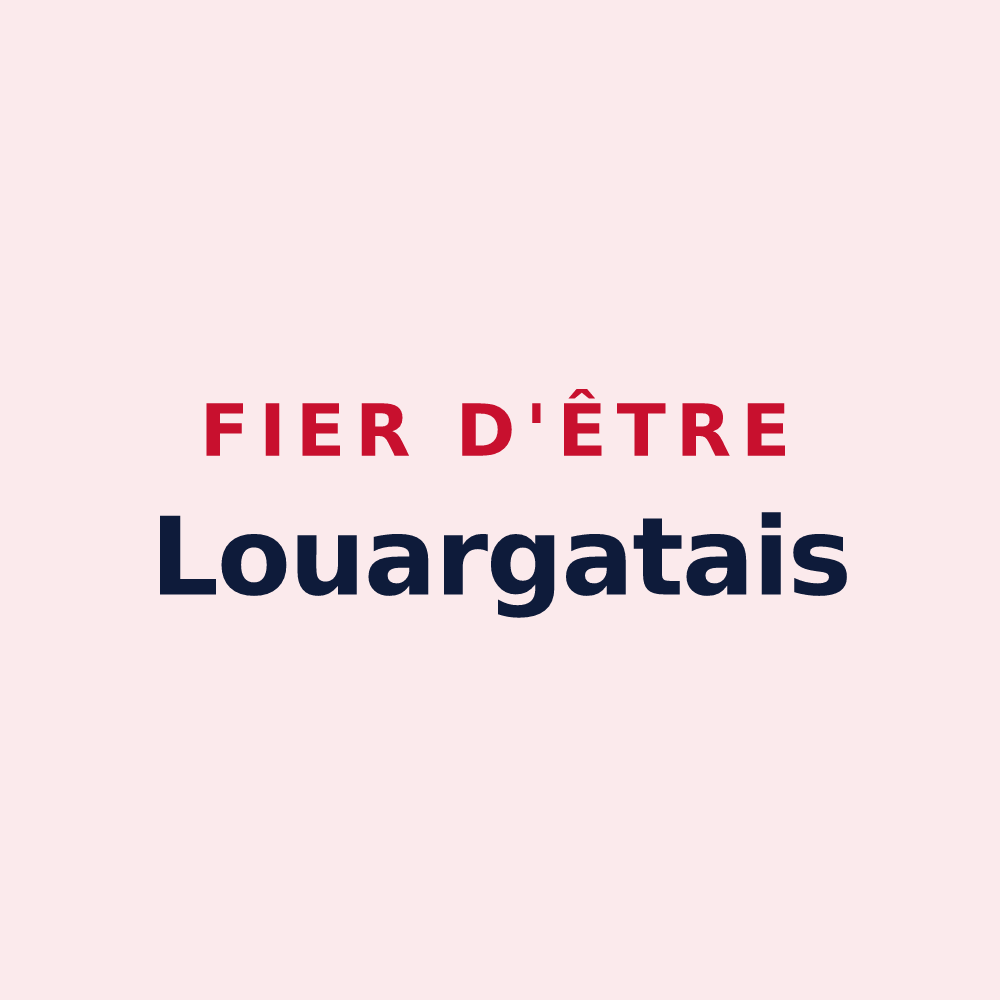 Magnet « Fier d'être Louargatais » — design pour Louargat