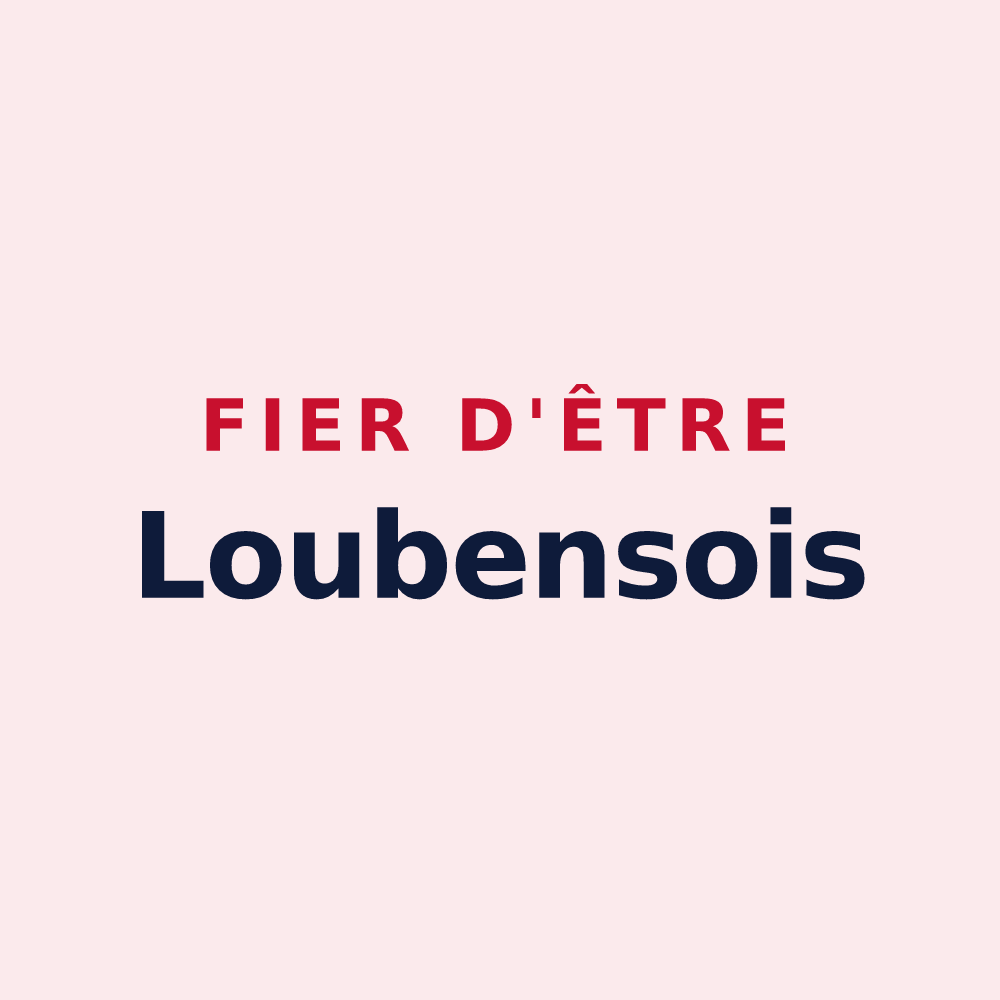Magnet « Fier d'être Loubensois » — design pour Loubens-Lauragais
