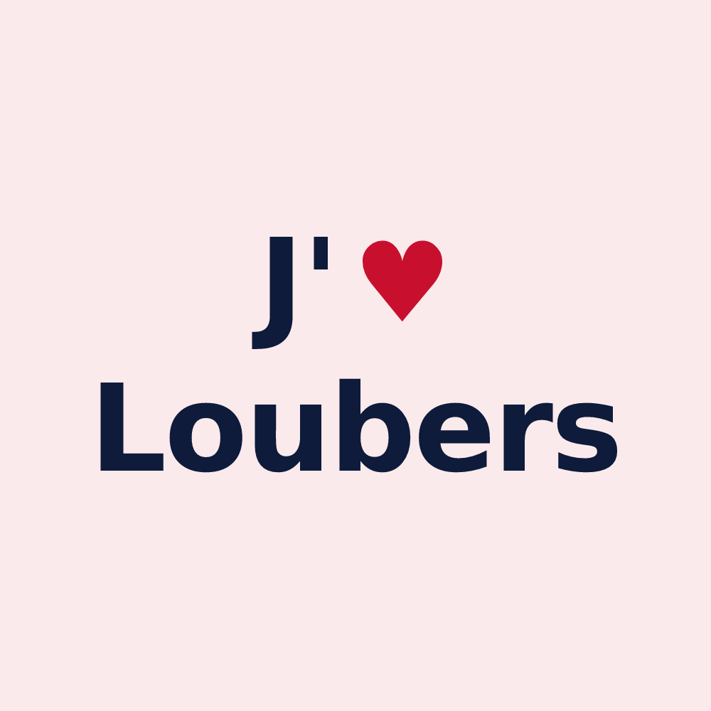 Magnet personnalisé Loubers — design J'aime Loubers