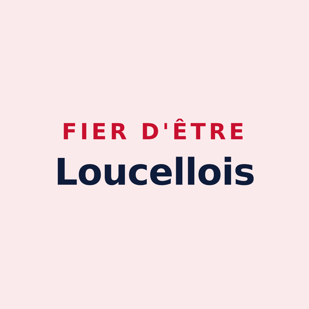 Magnet « Fier d'être Loucellois » — design pour Loucelles