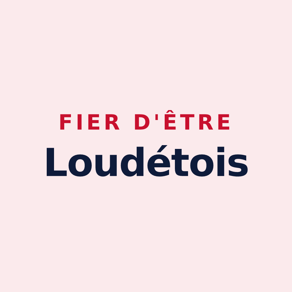 Magnet « Fier d'être Loudétois » — design pour Loudet