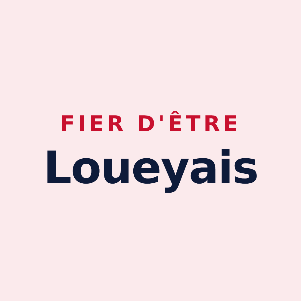 Magnet « Fier d'être Loueyais » — design pour Louey