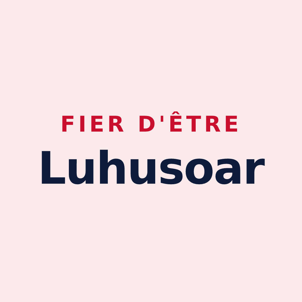 Magnet « Fier d'être Luhusoar » — design pour Louhossoa