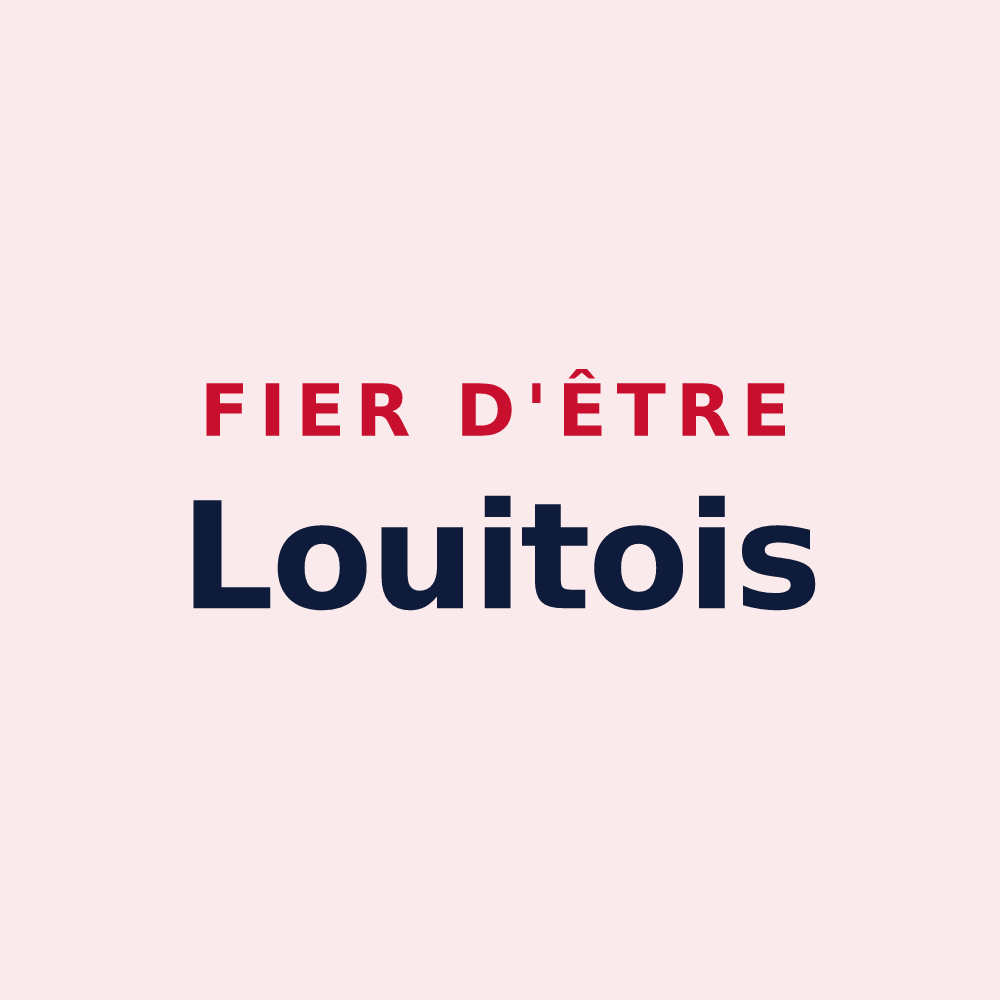 Magnet « Fier d'être Louitois » — design pour Louit