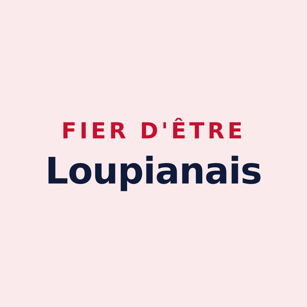 Magnet « Fier d'être Loupianais » — design pour Loupian