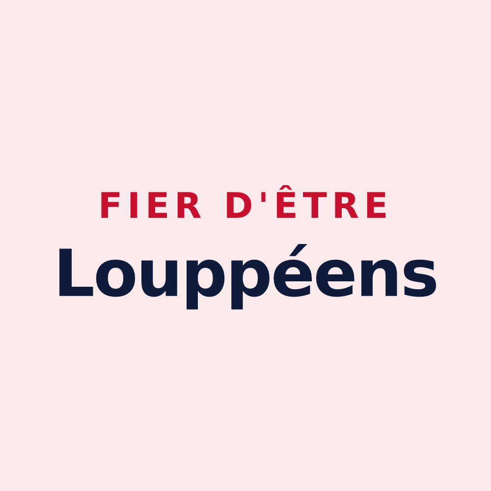 Magnet « Fier d'être Louppéens » — design pour Louppy-le-Château