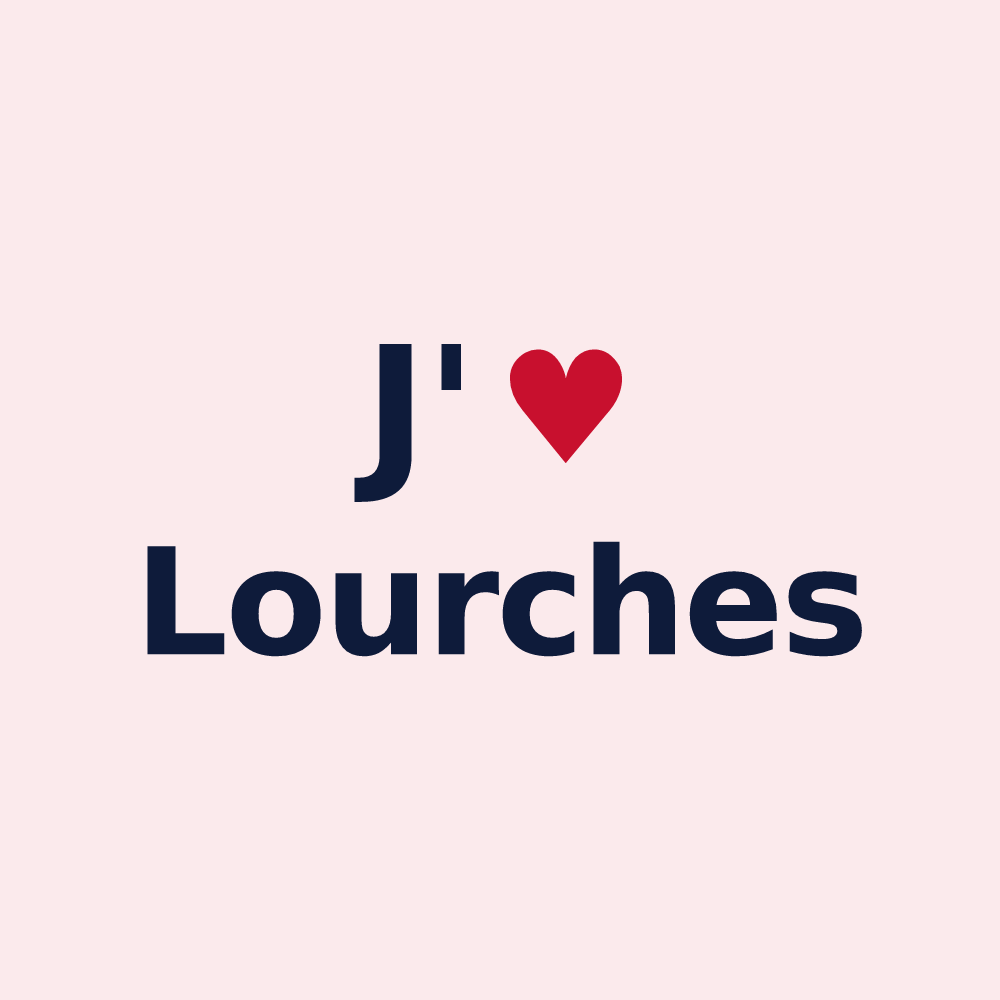 Magnet personnalisé Lourches — design J'aime Lourches
