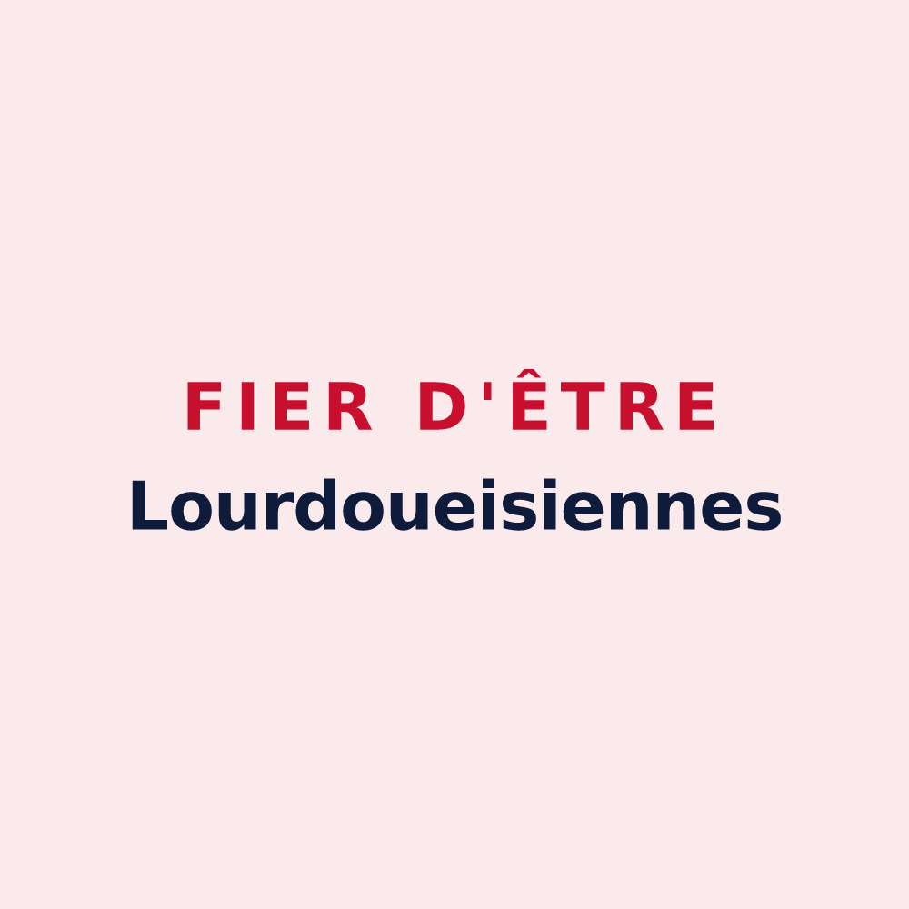 Magnet « Fier d'être Lourdoueisiennes » — design pour Lourdoueix-Saint-Pierre