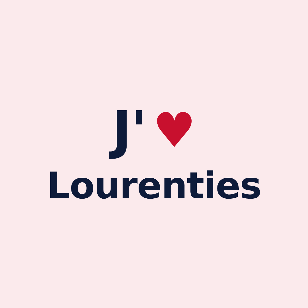 Magnet personnalisé Lourenties — design J'aime Lourenties