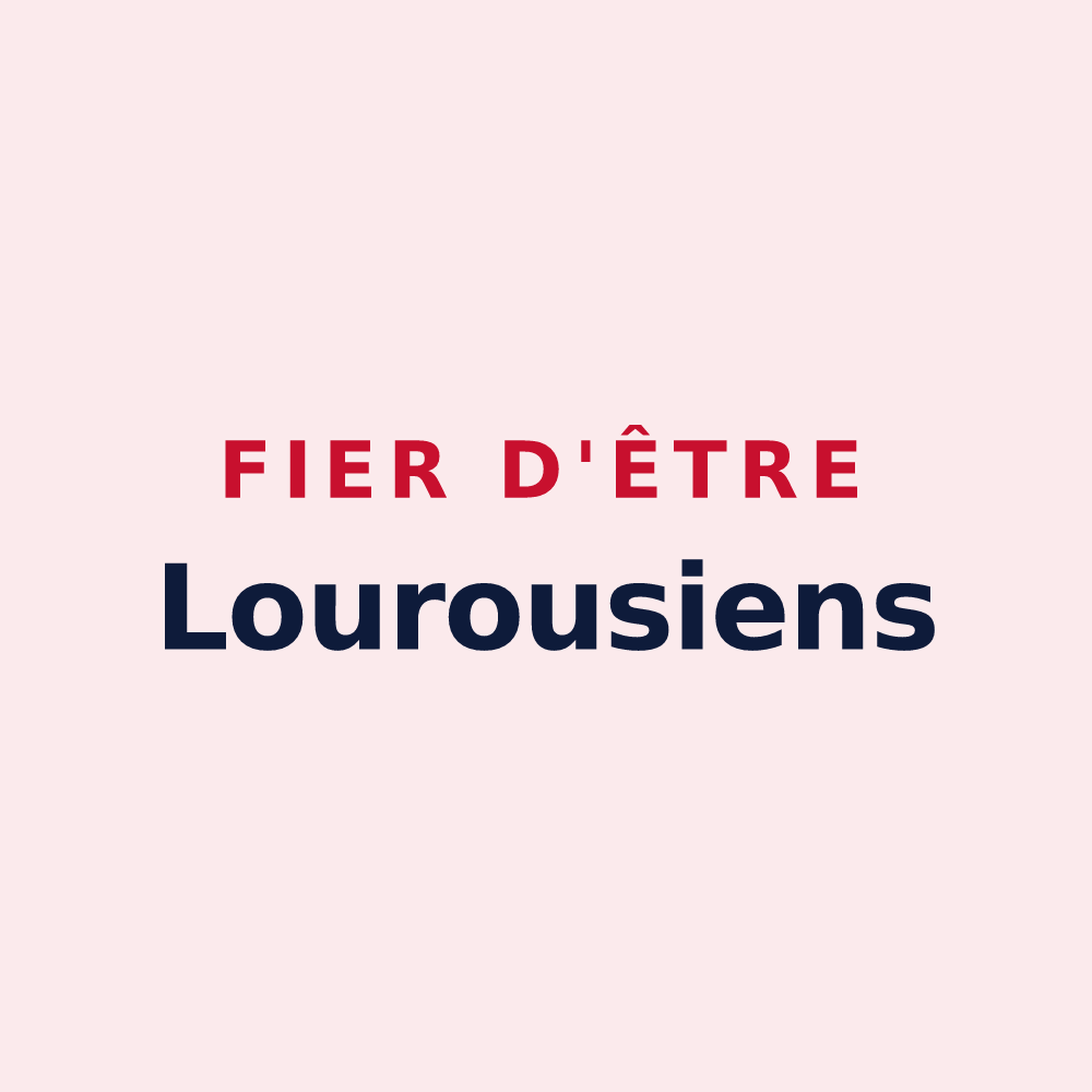 Magnet « Fier d'être Lourousiens » — design pour Louroux-de-Bouble