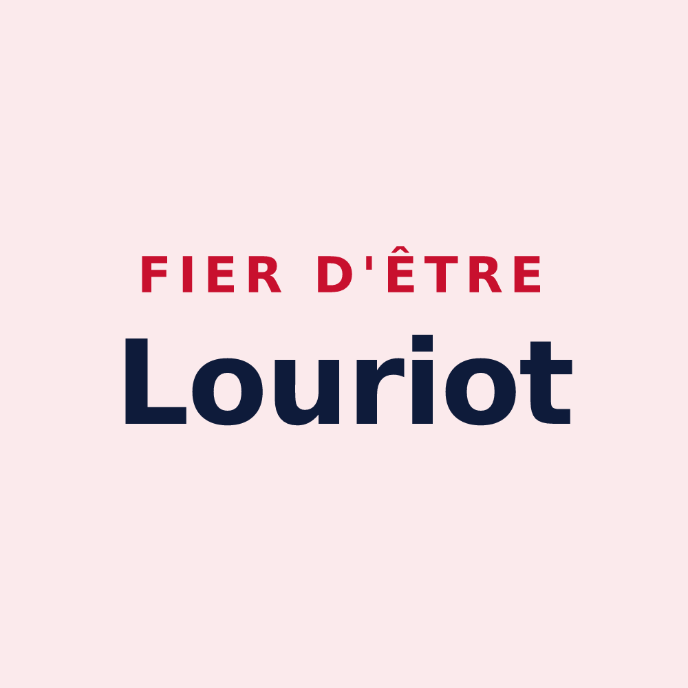 Magnet « Fier d'être Louriot » — design pour Loury