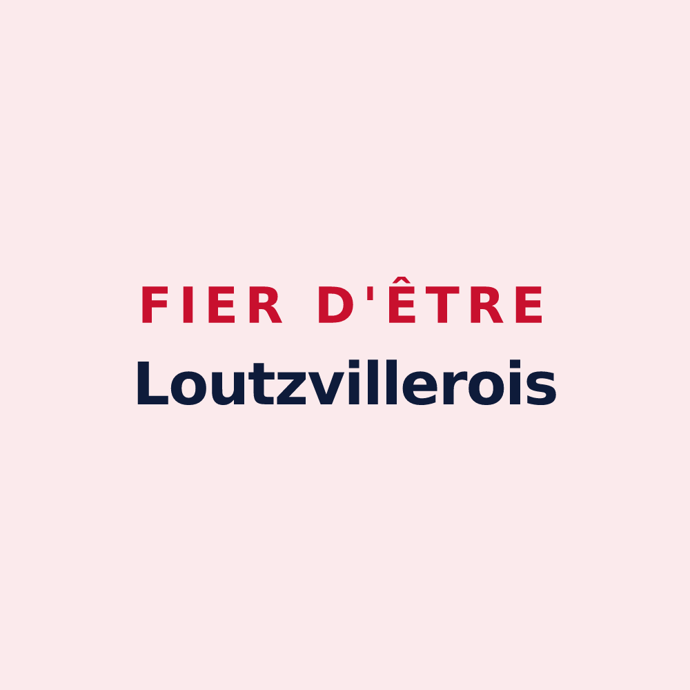 Magnet « Fier d'être Loutzvillerois » — design pour Loutzviller