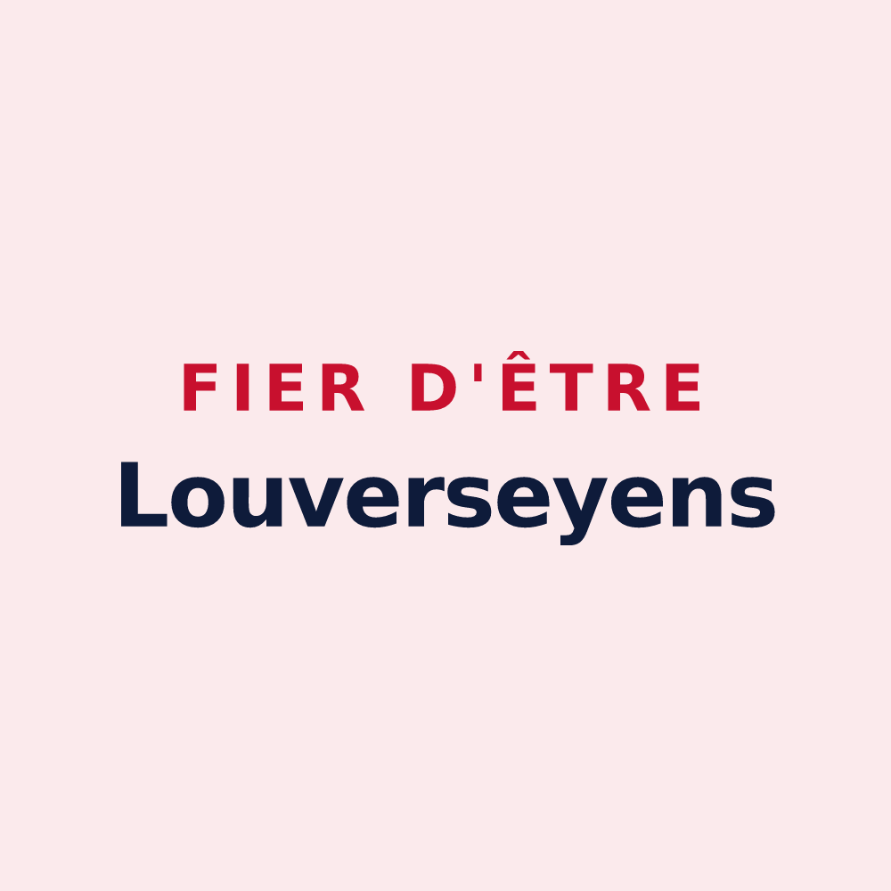 Magnet « Fier d'être Louverseyens » — design pour Louversey