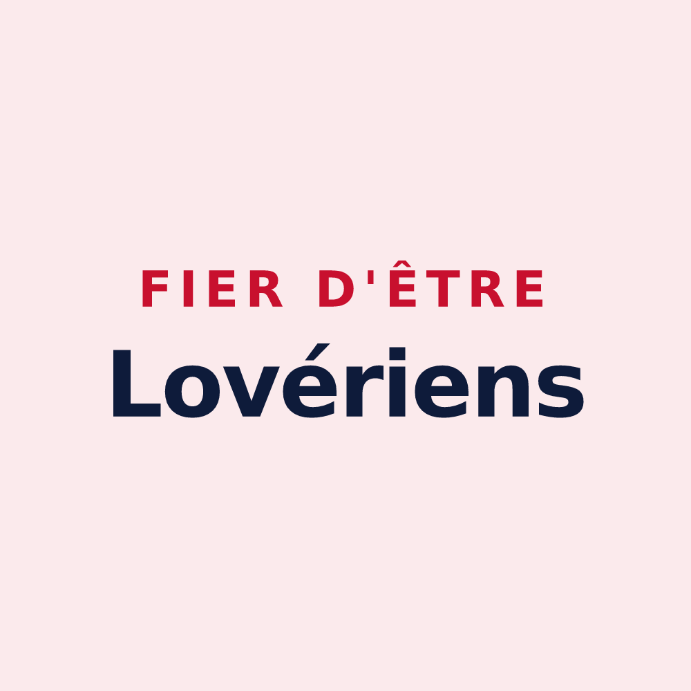 Magnet « Fier d'être Lovériens » — design pour Louviers
