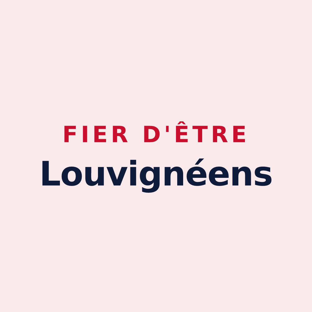 Magnet « Fier d'être Louvignéens » — design pour Louvigné-du-Désert