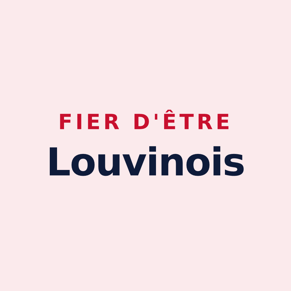 Magnet « Fier d'être Louvinois » — design pour Louvigny