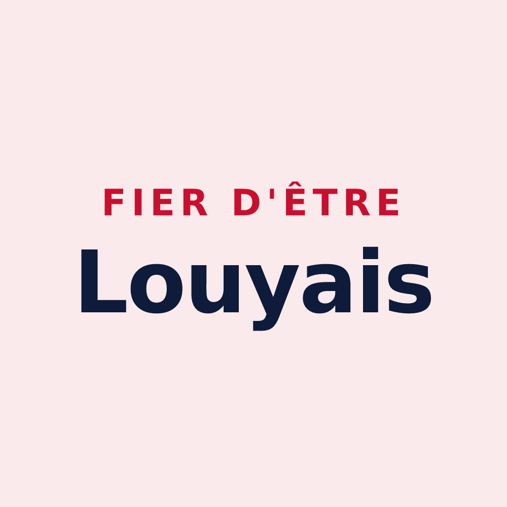 Magnet « Fier d'être Louyais » — design pour Louye