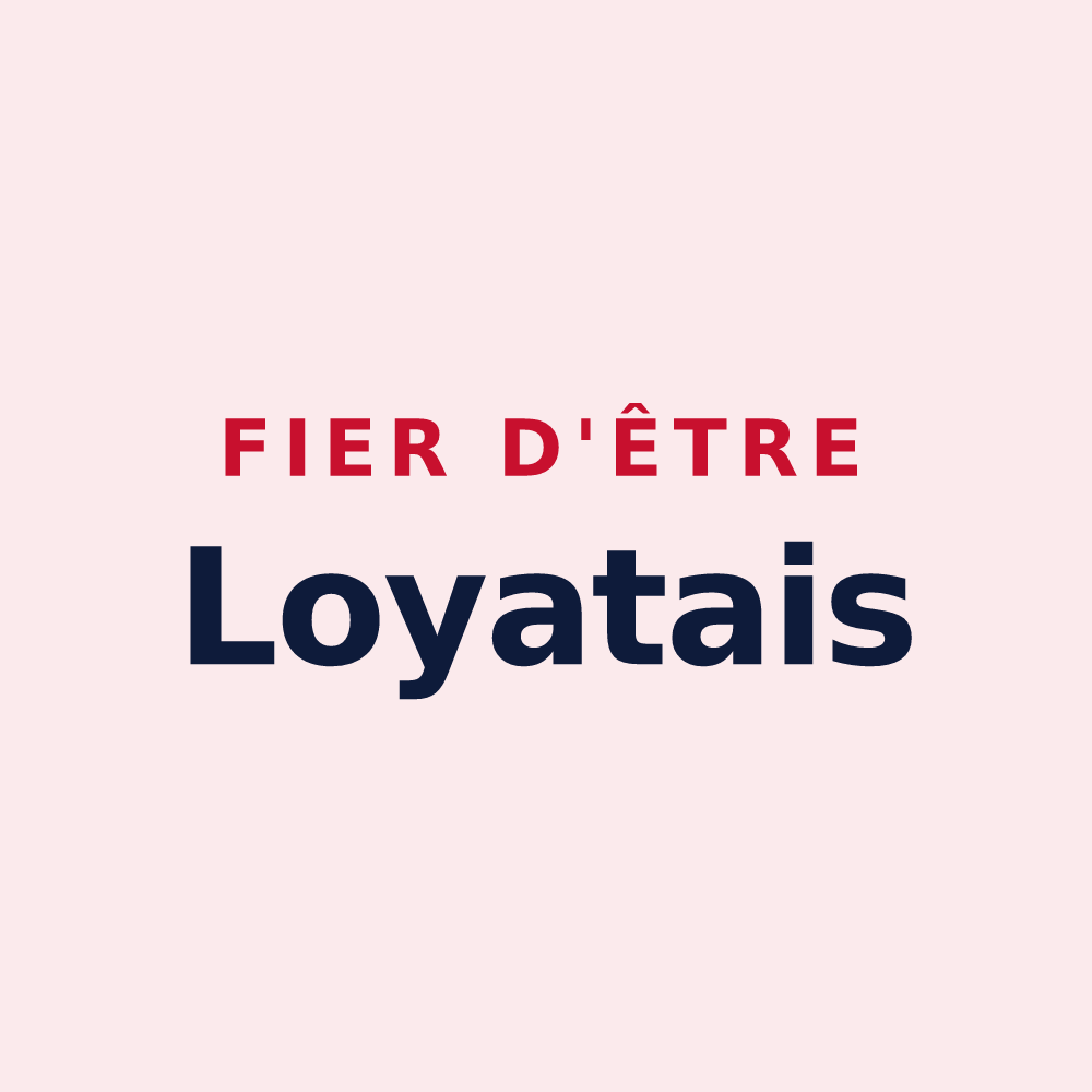 Magnet « Fier d'être Loyatais » — design pour Loyat