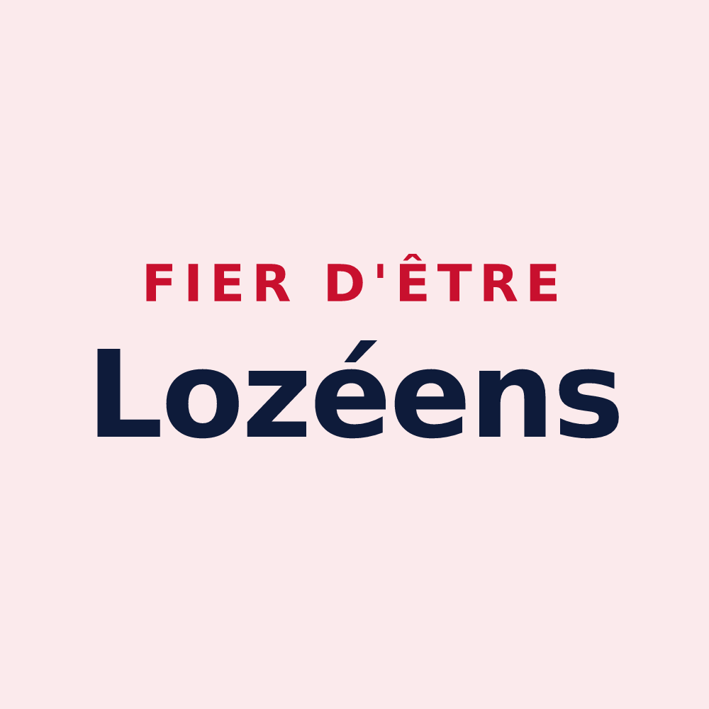 Magnet « Fier d'être Lozéens » — design pour Lozay