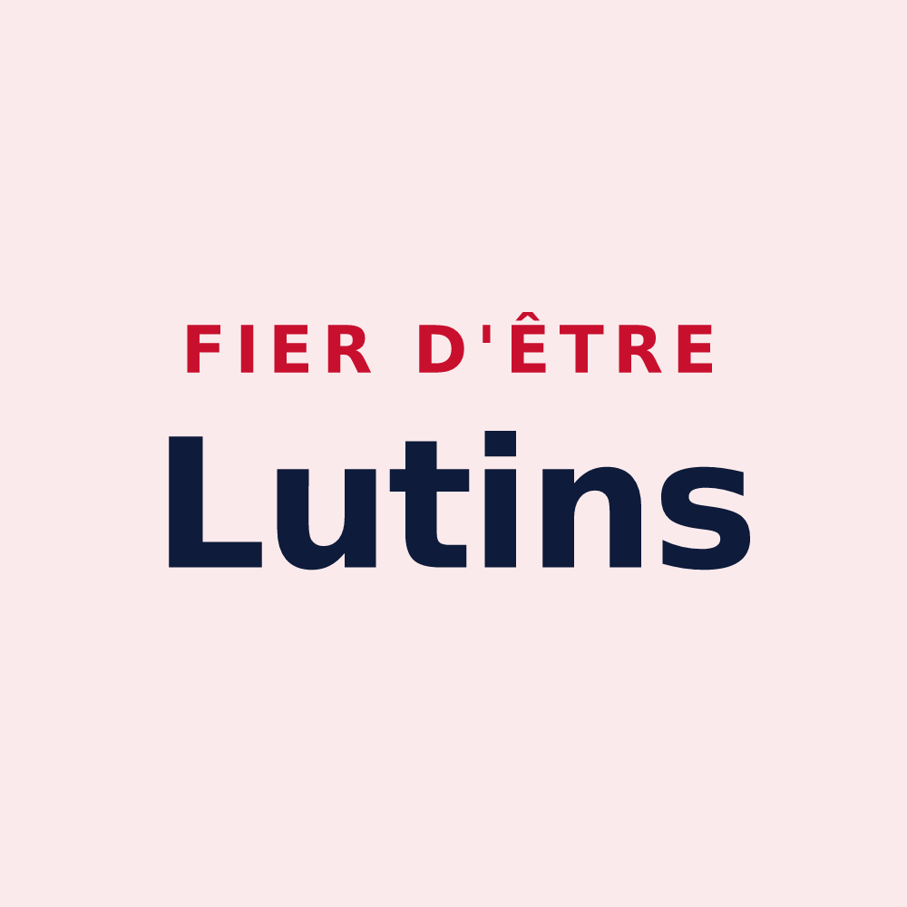 Magnet « Fier d'être Lutins » — design pour Luc-sur-Mer