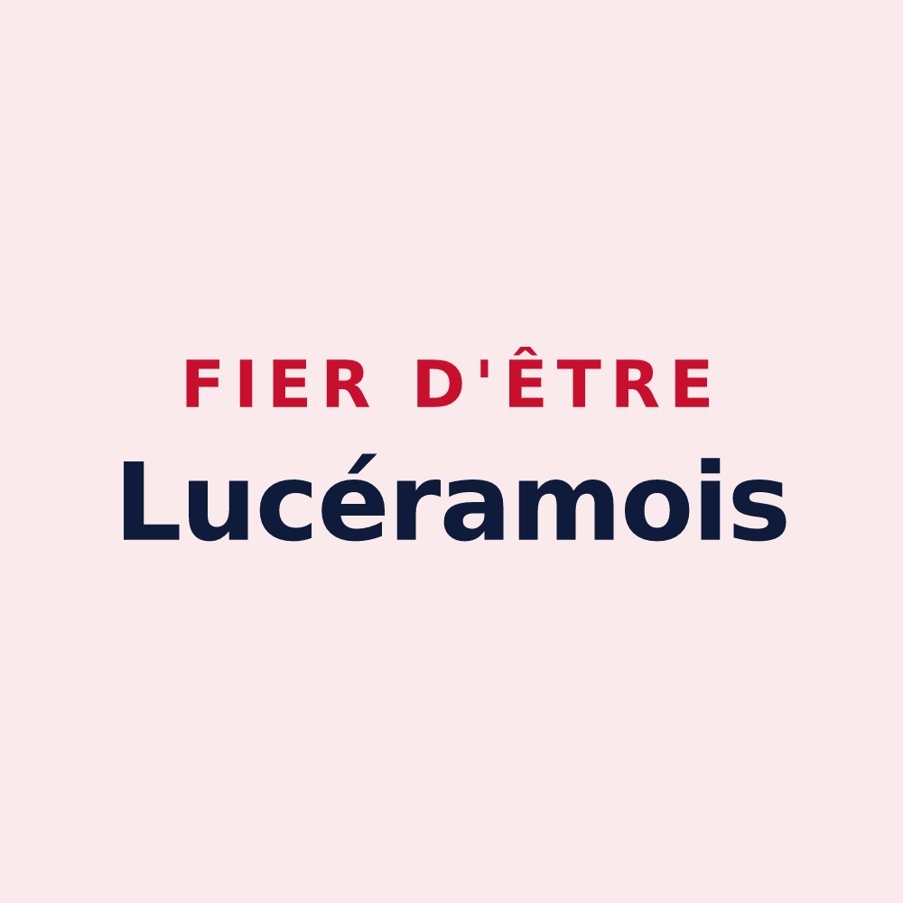 Magnet « Fier d'être Lucéramois » — design pour Lucéram