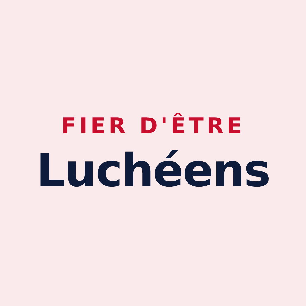 Magnet « Fier d'être Luchéens » — design pour Lucheux