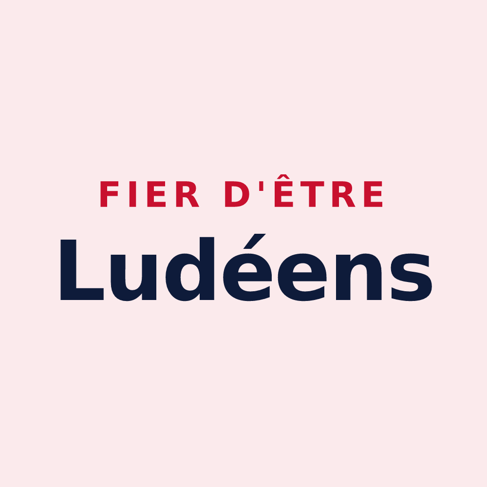 Magnet « Fier d'être Ludéens » — design pour Ludes