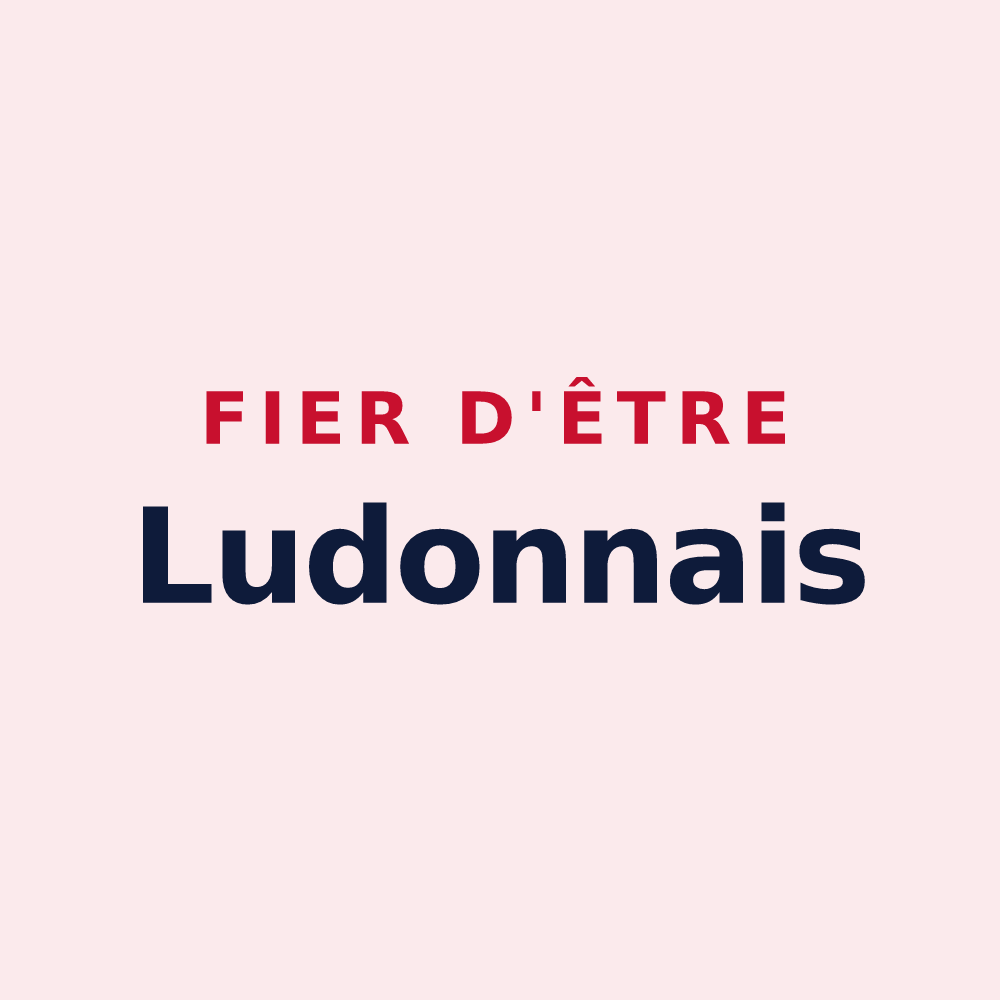 Magnet « Fier d'être Ludonnais » — design pour Ludon-Médoc